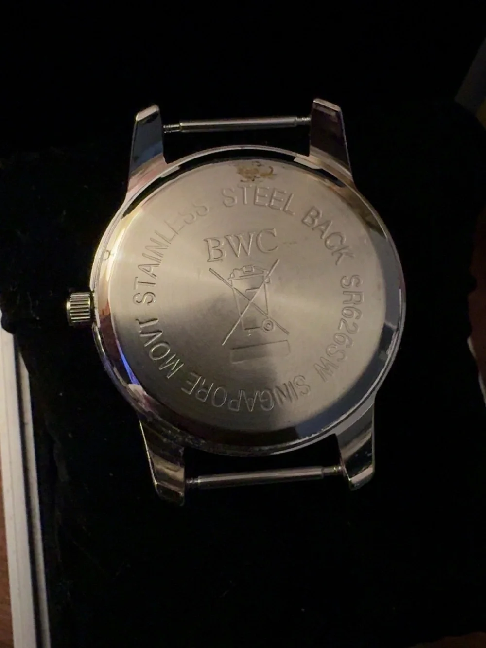 BWC Stainless Steel Sparkle Pink Dial Silver Watch DOESN’T INCLUDE BOX‼️